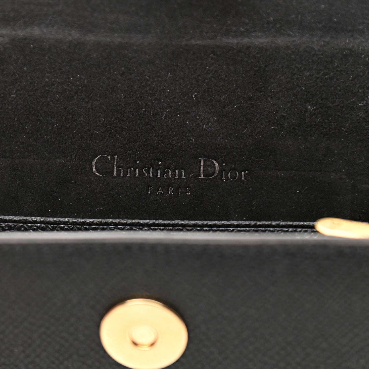 Grained Calfskin Saddle Belt Bag Black