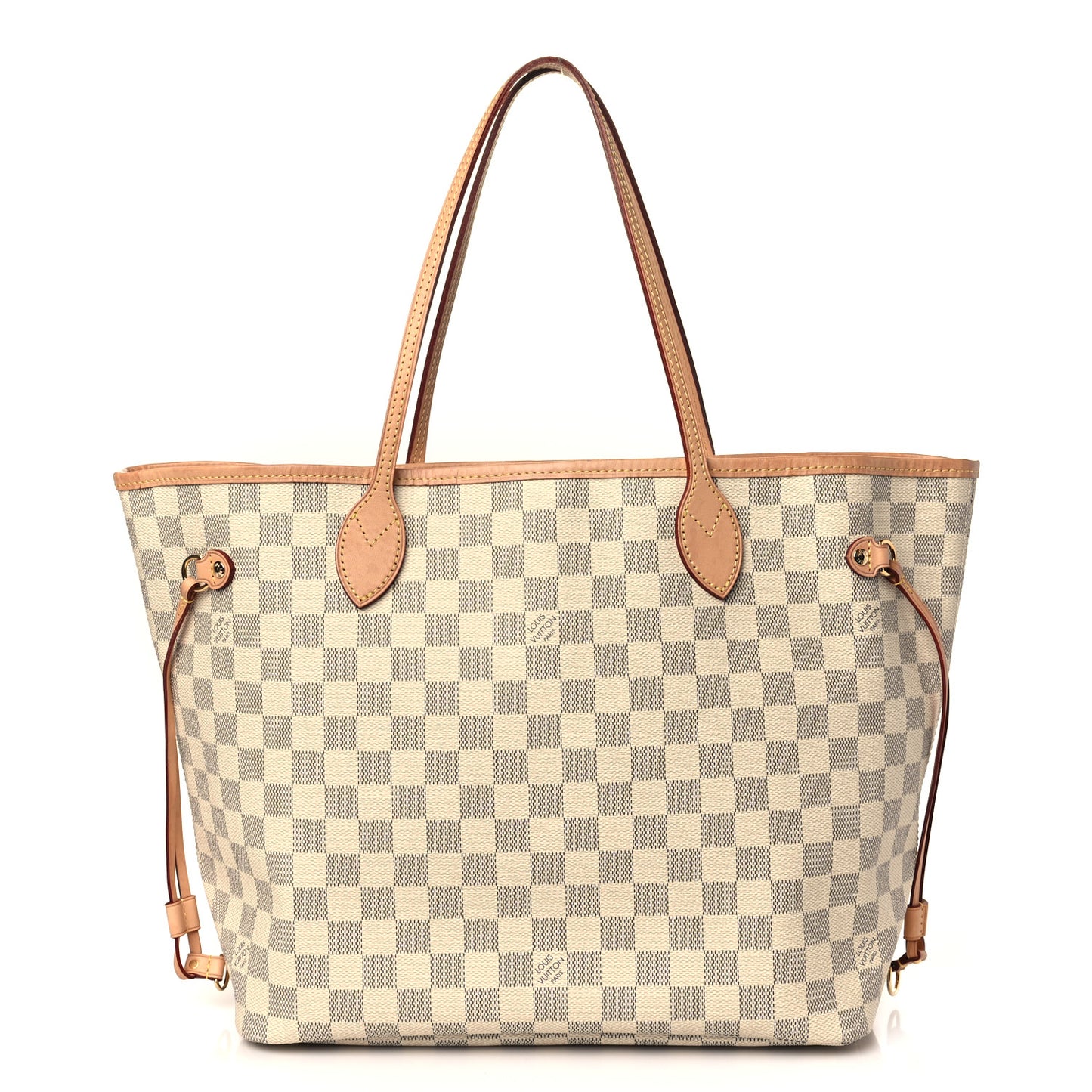 Damier Azur Neo Neverfull MM Rose Ballerine