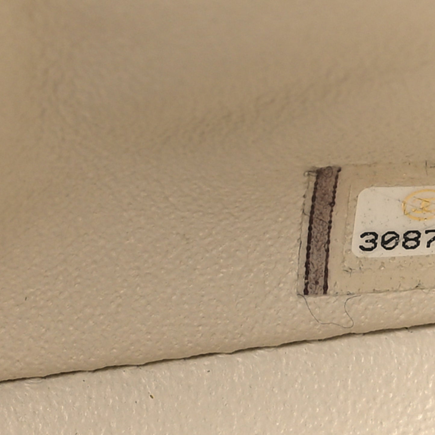 Lambskin Chevron Quilted Mini Square Flap White