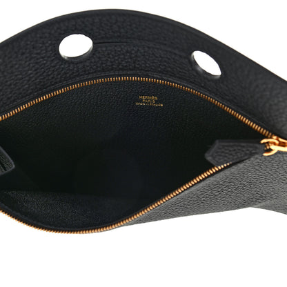 Hermes Togo Backpocket Pouch 25 Black 5 of 8
