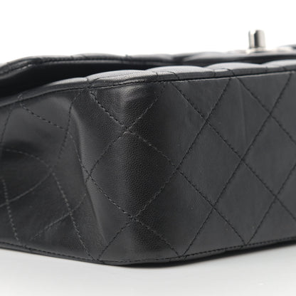 Chanel Lambskin Quilted Medium Double Flap Black 7 of 15