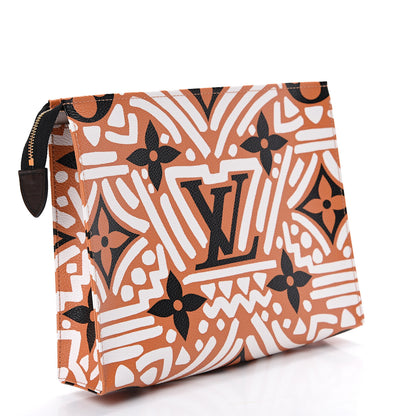 Louis Vuitton Monogram Giant Crafty Pochette Toiletry 26 Creme Caramel 2 of 7