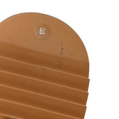 Gucci Monogram Jumbo GG Nappa Samoa Platform 40mm Slide Sandals 39 Camel Ebony New Acero 10 of 11