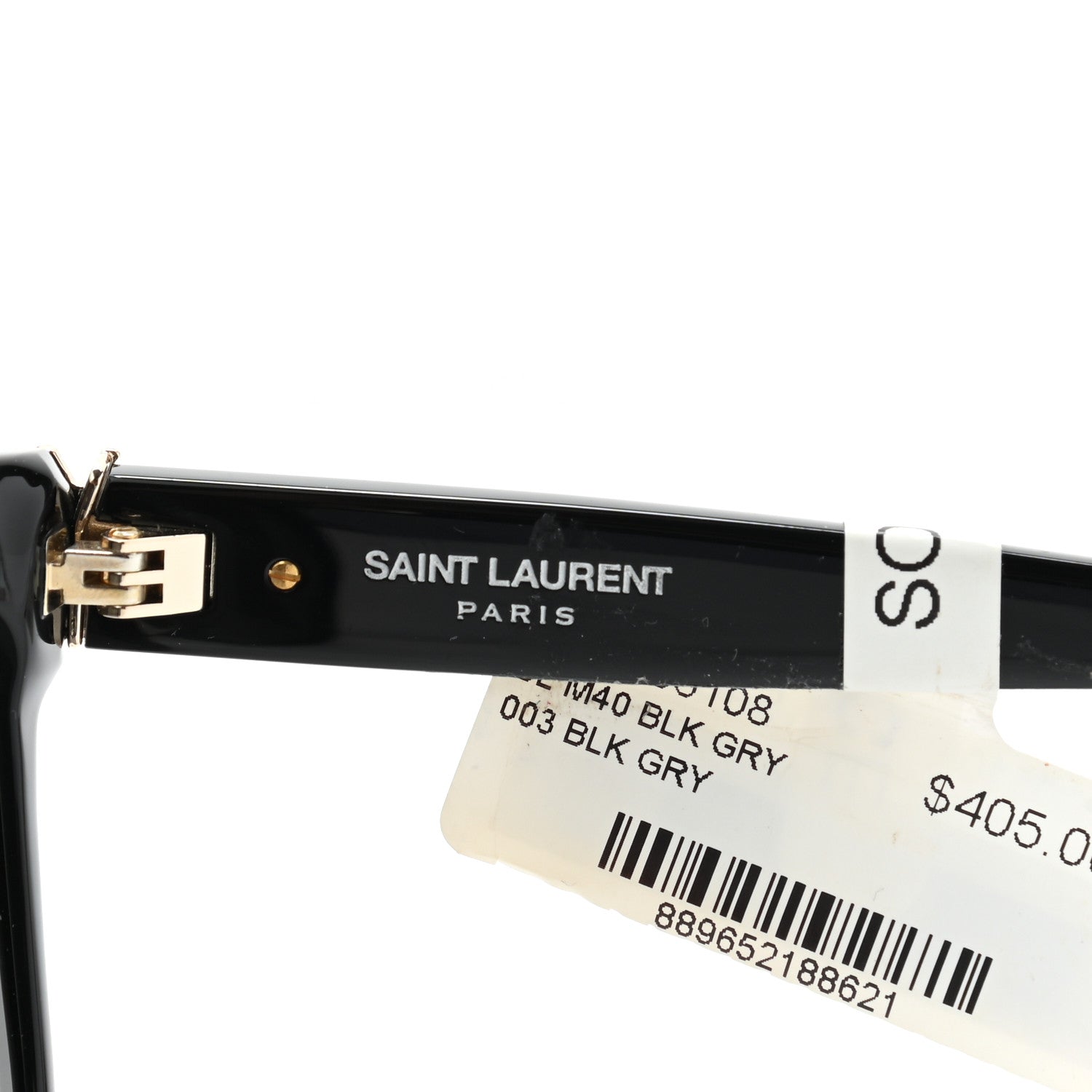 Saint Laurent Acetate SL M40 Sunglasses Black 5 of 6