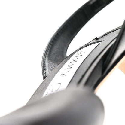 Jimmy Choo Nappa Hedera 70 Slingback Pumps 37.5 Black 9 of 9