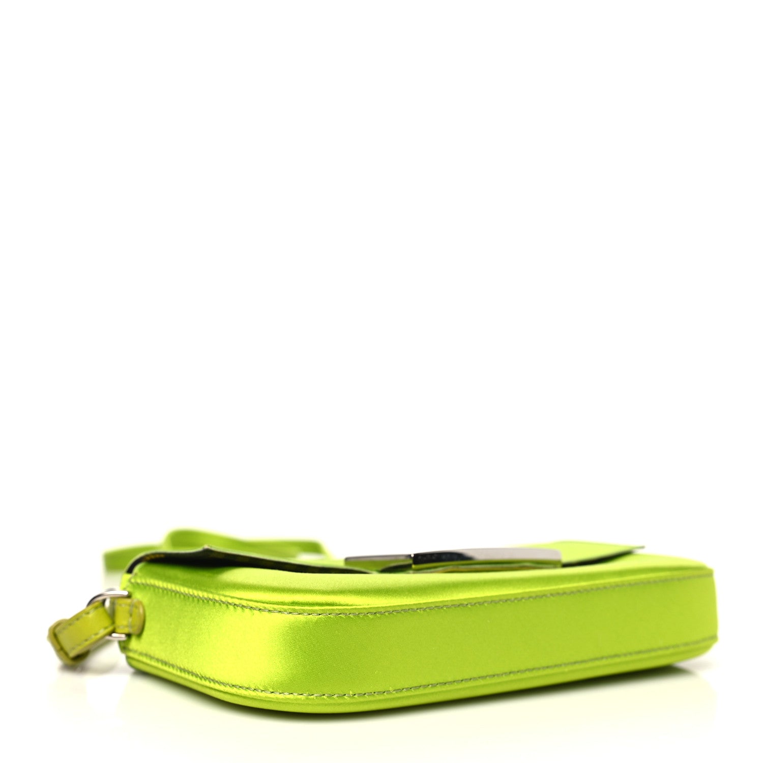 Fendi Silk Satin Phone Baguette Wasabi 4 of 11