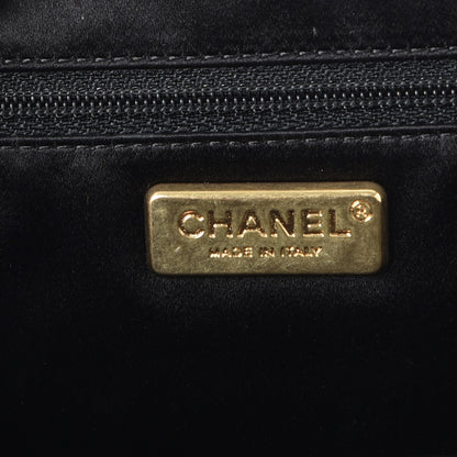 Chanel Lambskin Stitched Timeless Clutch Black 7 of 17