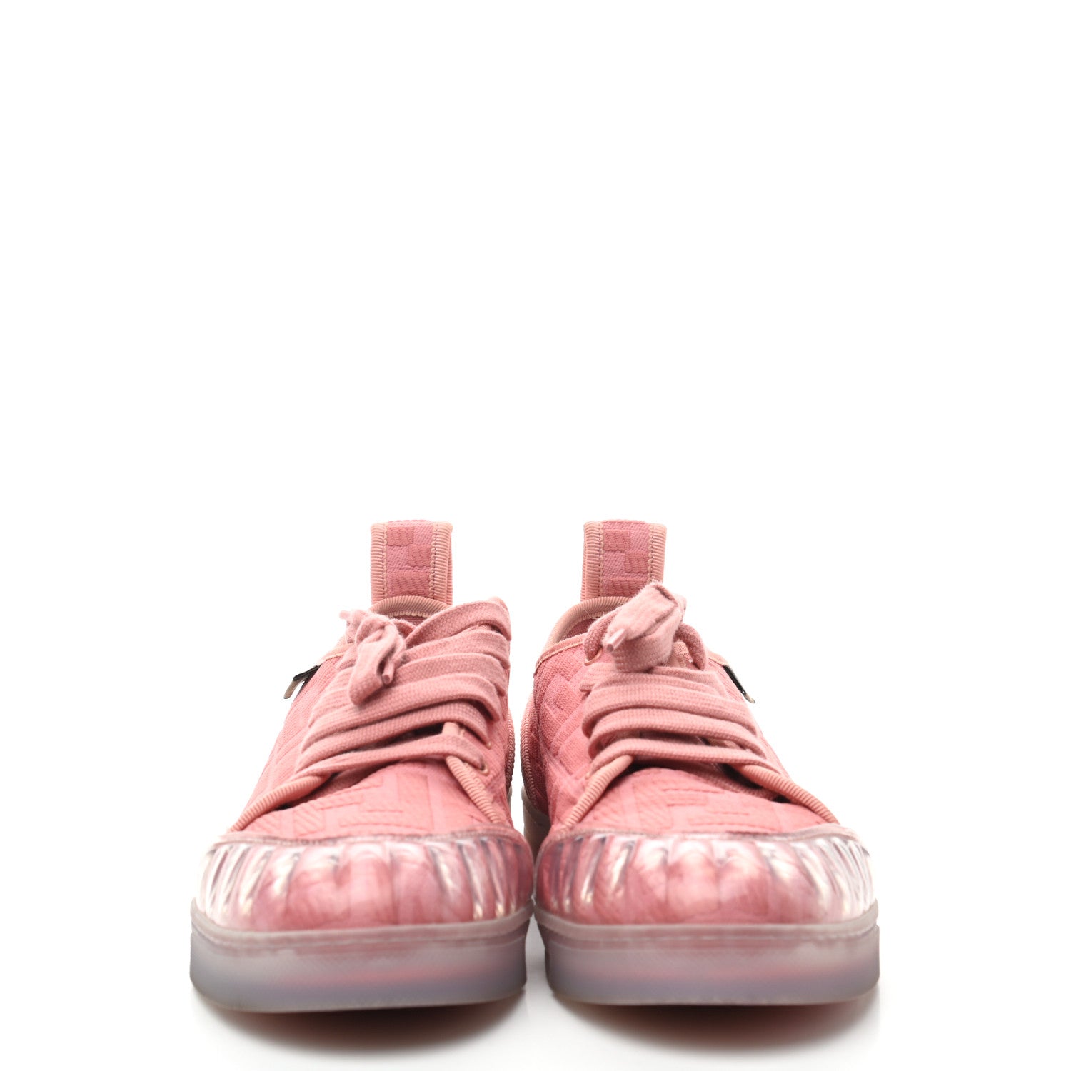 Fendi Corda FF Promenade Low Top Sneakers 40 Pink 2 of 9