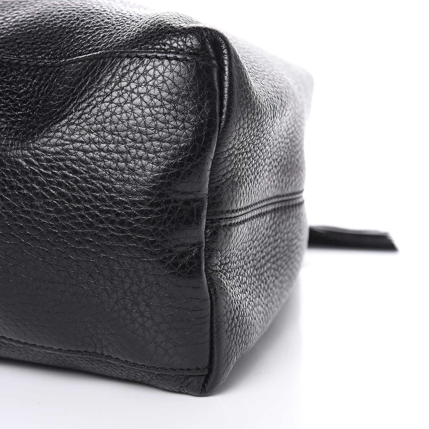 Gucci Pebbled Calfskin Medium Soho Chain Shoulder Bag Black 11 of 11