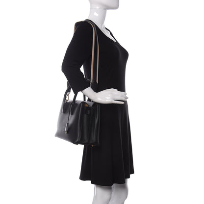 MCM Grained Calfskin Medium Milla Tote Black 2 of 9