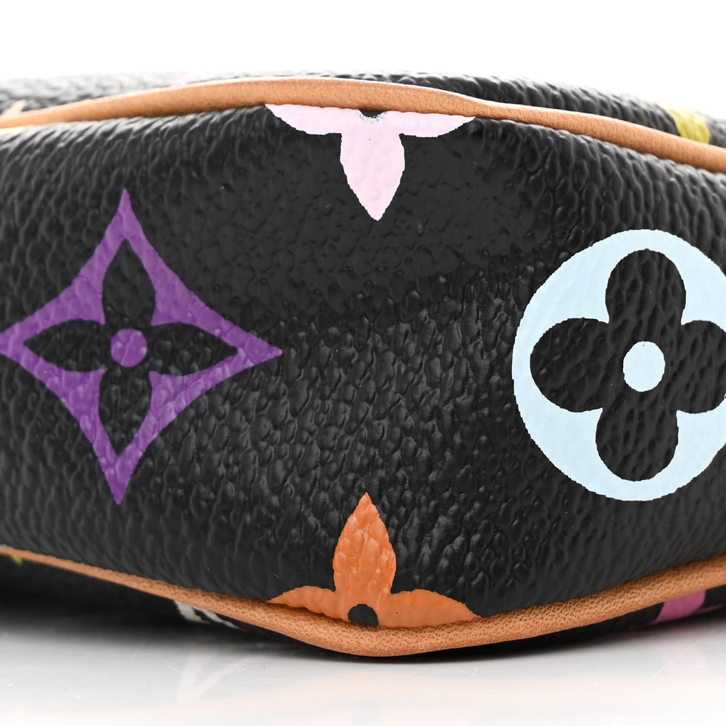Monogram Multicolor Pochette Accessories Black