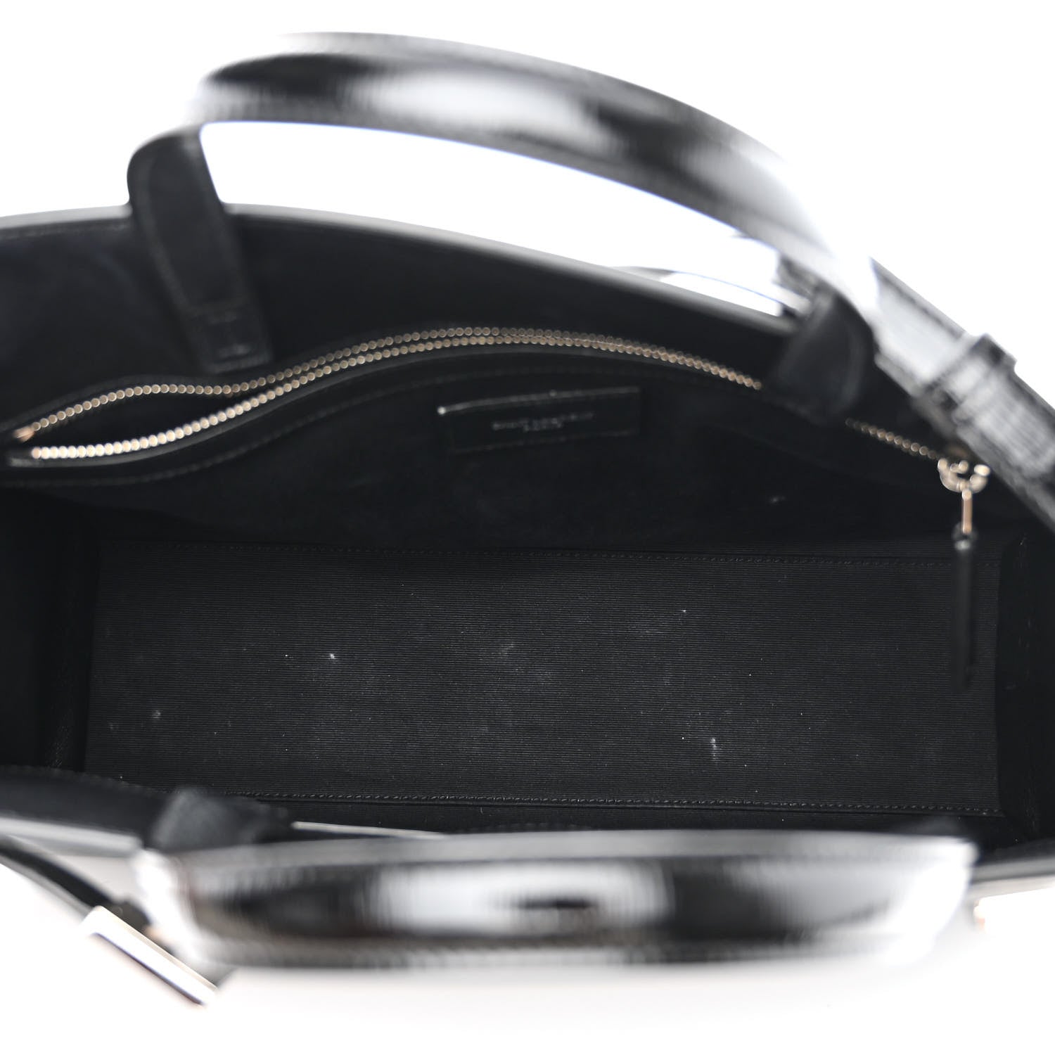 Saint Laurent Patent Small Manhattan Shopper Tote Black 5 of 10