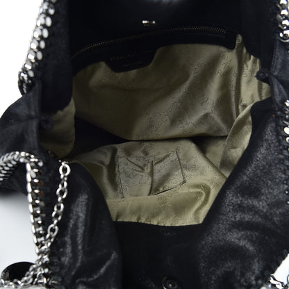 Stella McCartney Shaggy Deer Big Falabella Tote Black 6 of 10