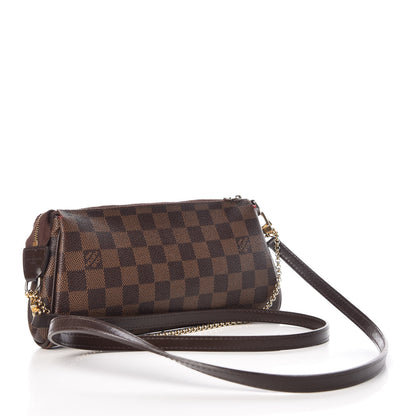 Louis Vuitton Damier Ebene Eva Clutch 3 of 13