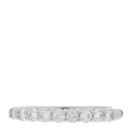 Tiffany Platinum Diamond .27ct 2.2mm Half Circle Forever Band Ring 49 4.75 1 of 4