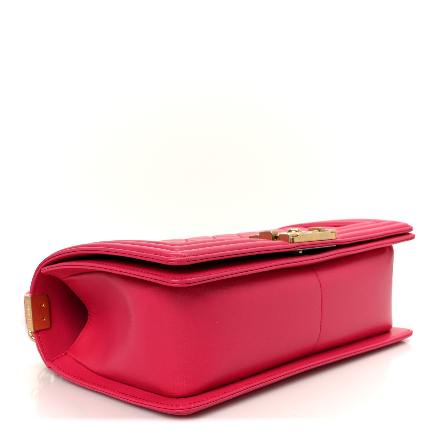 Chanel Lambskin Quilted Medium Boy Flap Fuchsia 4 of 10