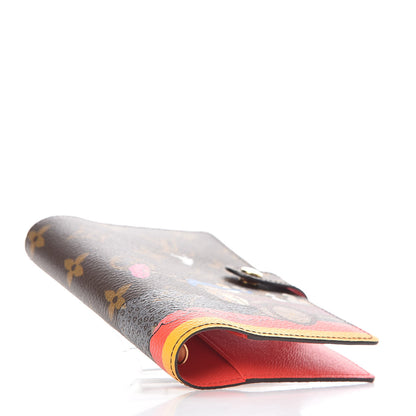 Louis Vuitton Monogram 2015 Christmas Animation Small Ring Agenda Cover Poppy 4 of 8