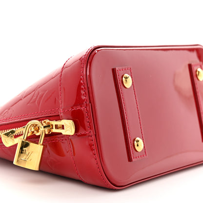 Louis Vuitton Vernis Alma BB Pomme D'Amour 8 of 10