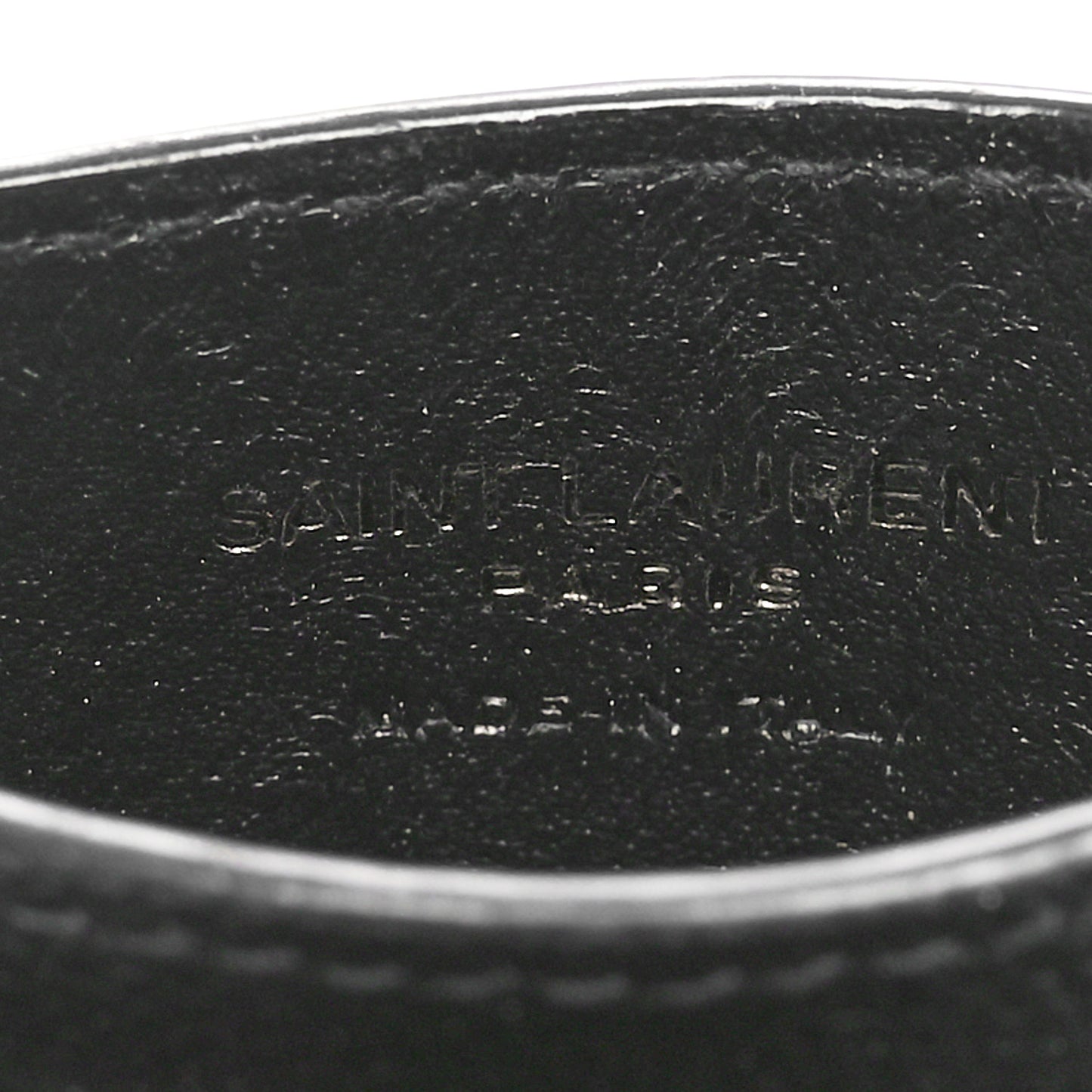 Grain De Poudre Matelasse Chevron Monochrome Monogram Credit Card Case Black