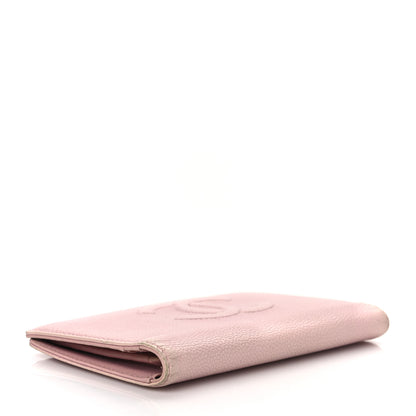Chanel Caviar Timeless CC Yen Wallet Pink 4 of 8