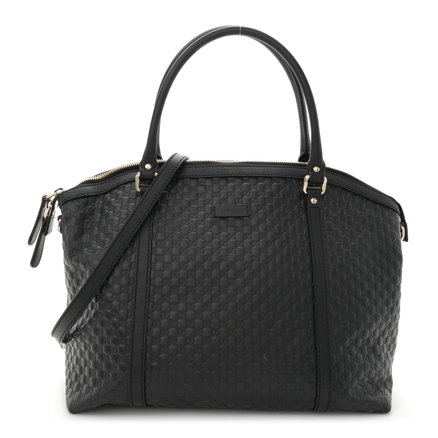 Gucci Soft Microguccissima Dome Satchel Black 1 of 10