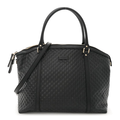 Gucci Soft Microguccissima Dome Satchel Black 1 of 10
