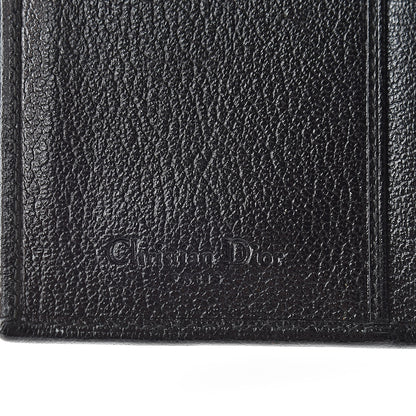 Christian Dior Goatskin Saddle Compact Wallet Black 7 of 11