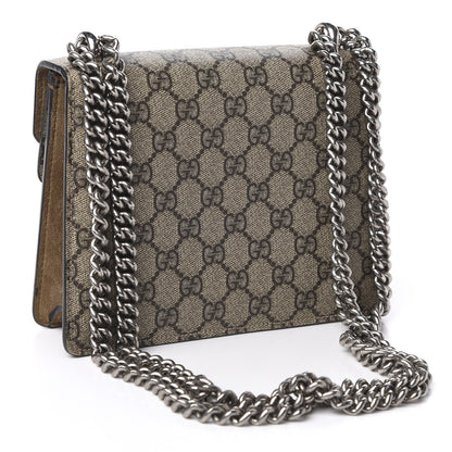 Gucci GG Supreme Monogram Mini Dionysus Shoulder Bag Taupe 3 of 11