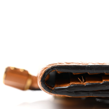 Chloe Grained Calfskin Marcie Square Wallet Tan 9 of 10