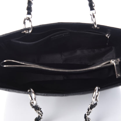 Chanel Caviar Quilted Grand Shopping Tote GST Black 5 of 9