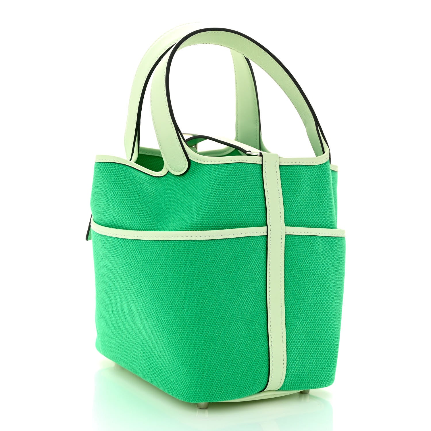 Hermes Toile Goeland Swift Cargo Picotin Lock 18 Vert Fizz Vert Comics 3 of 10