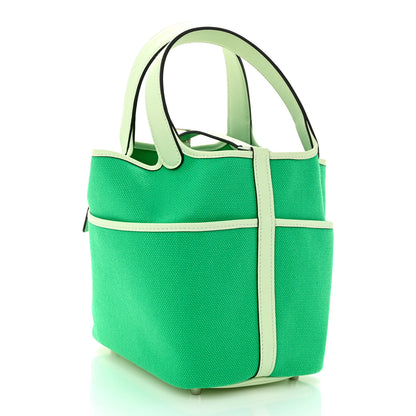 Hermes Toile Goeland Swift Cargo Picotin Lock 18 Vert Fizz Vert Comics 3 of 10
