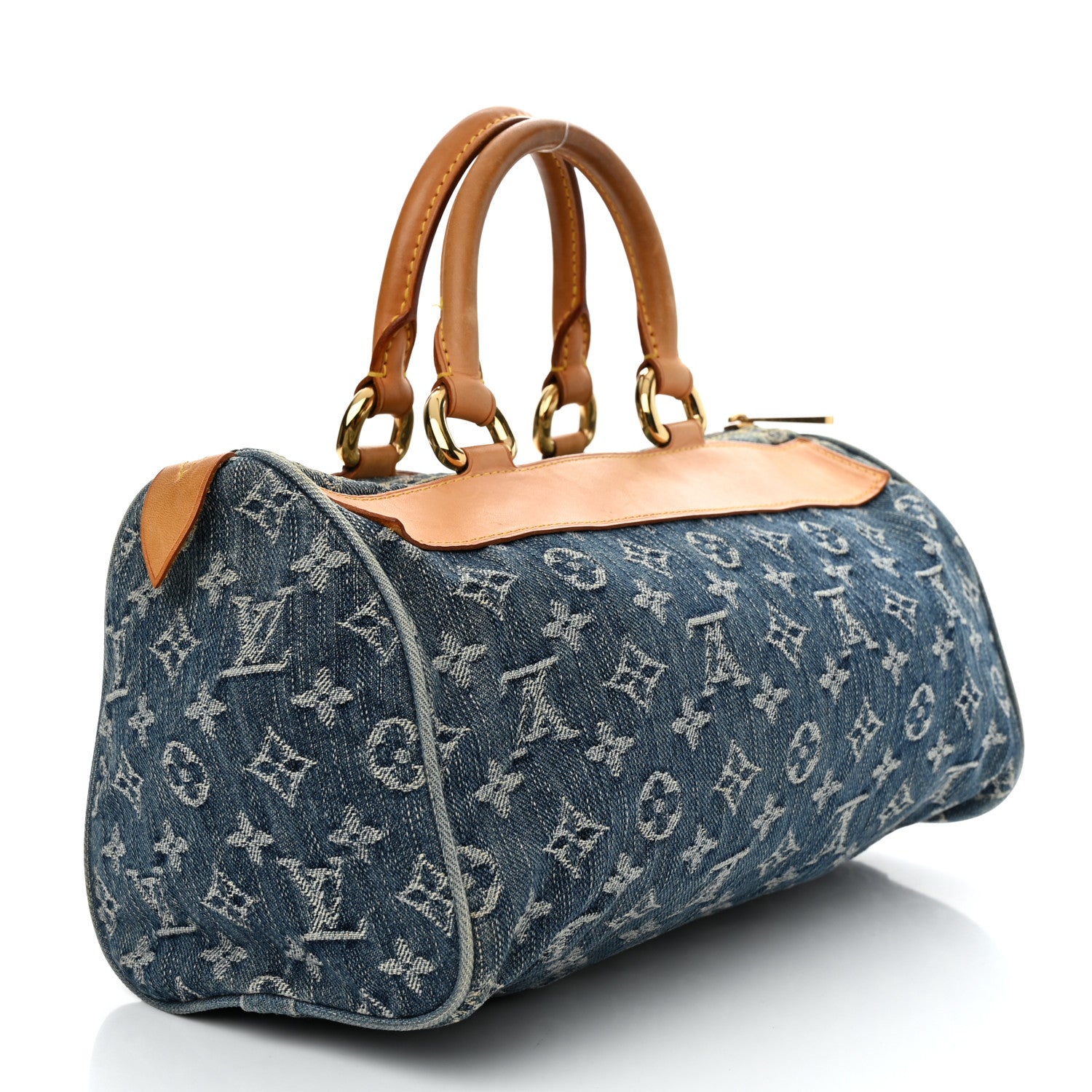 Louis Vuitton Monogram Denim Neo Speedy Blue 2 of 13