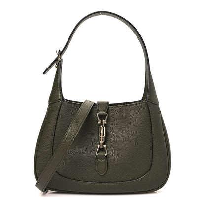 Gucci Grand Prix Calfskin Medium Jackie 1961 Hobo Dark Green 1 of 10