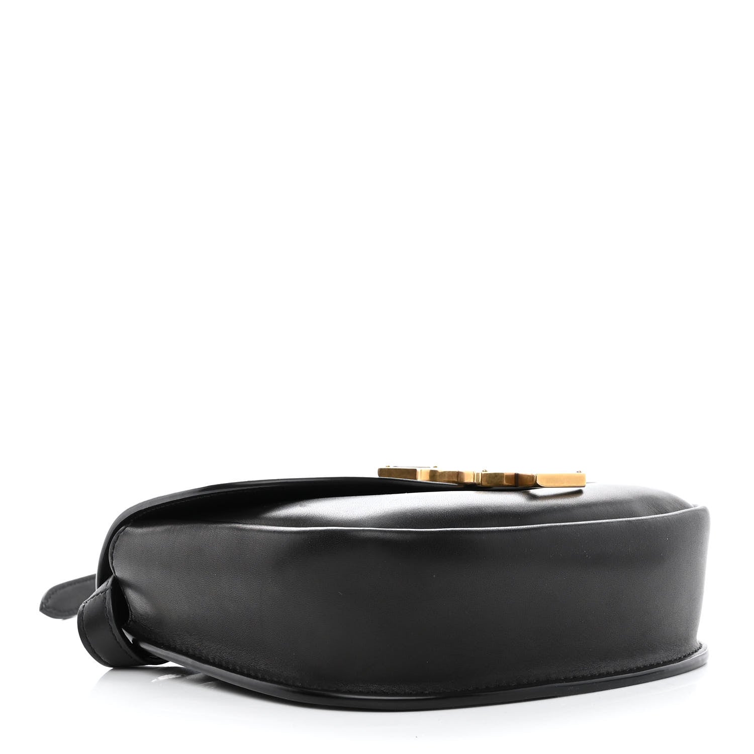 Saint Laurent Smooth Calfskin Classic Monogram Small Kaia Satchel Black 4 of 9