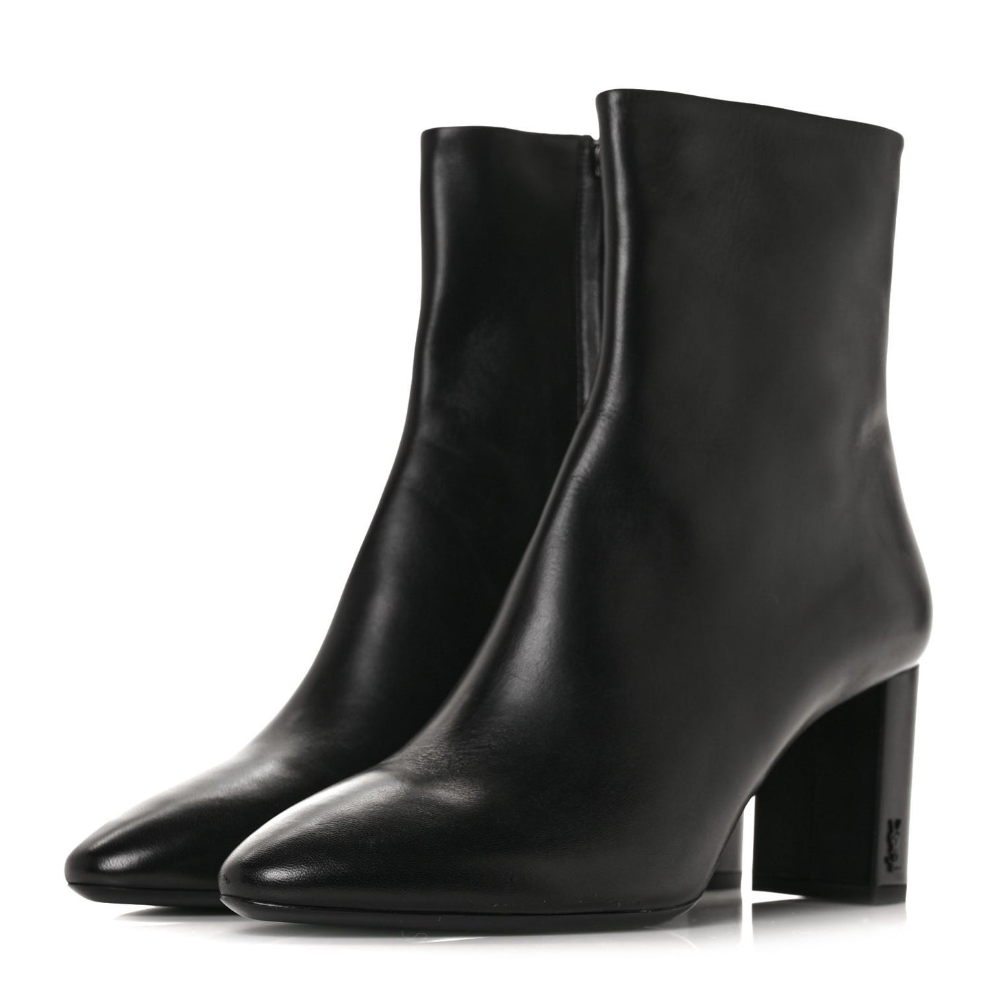 Nappa Vendome Loulou Ankle Zip Boot 40.5 Black