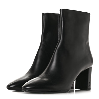 Saint Laurent Nappa Vendome Loulou Ankle Zip Boot 40.5 Black 3 of 7