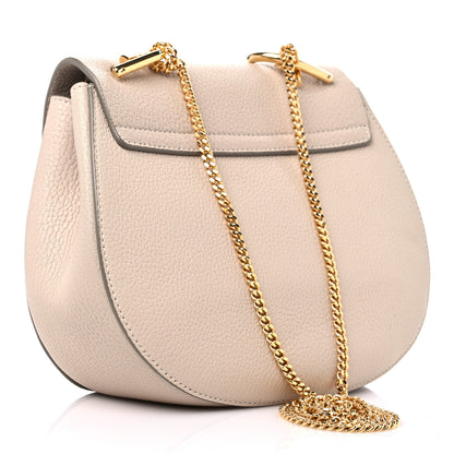 Chloe Grained Lambskin Drew Shoulder Bag Cement Pink 3 of 8