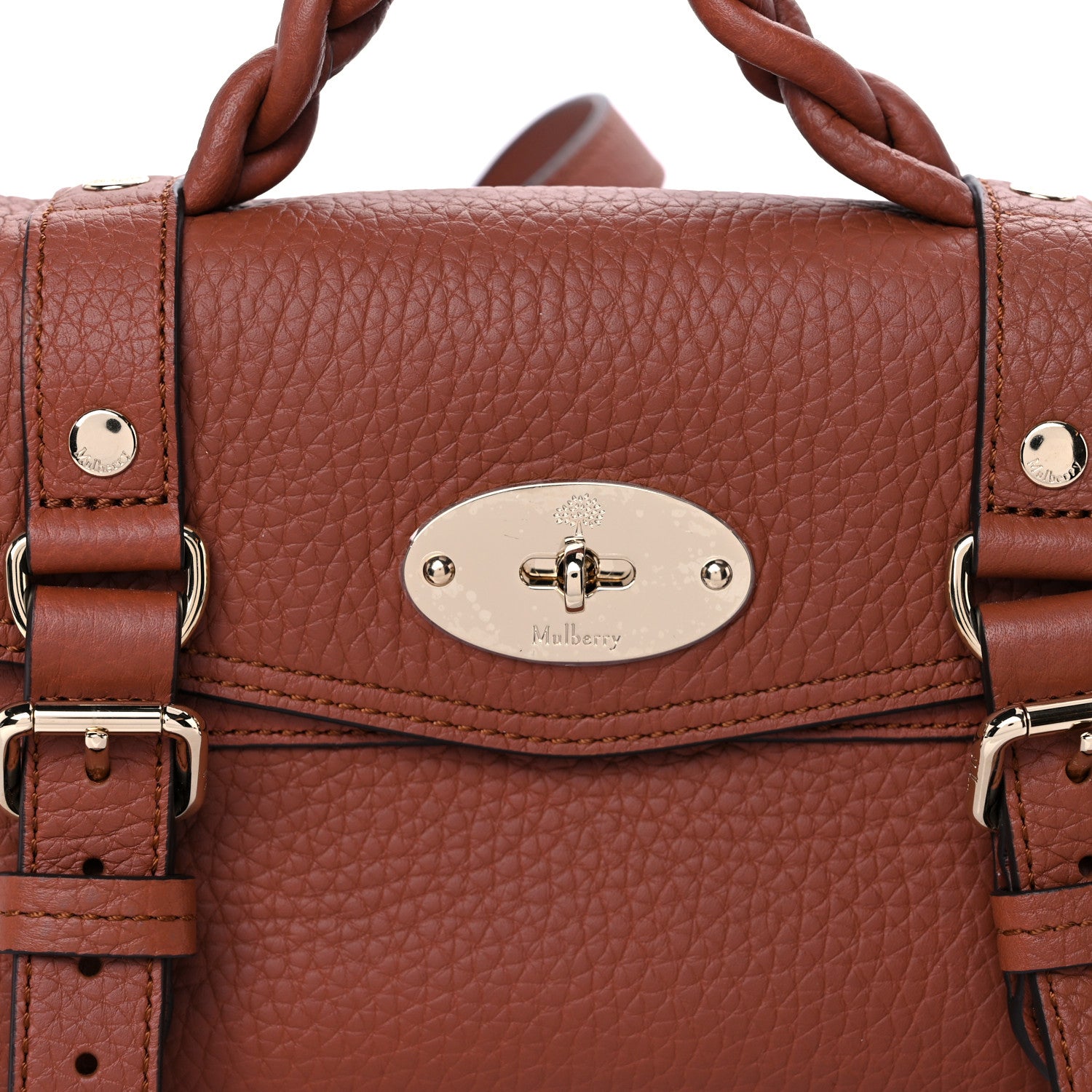 Mulberry Heavy Grain Mini Alexa Chestnut 9 of 9
