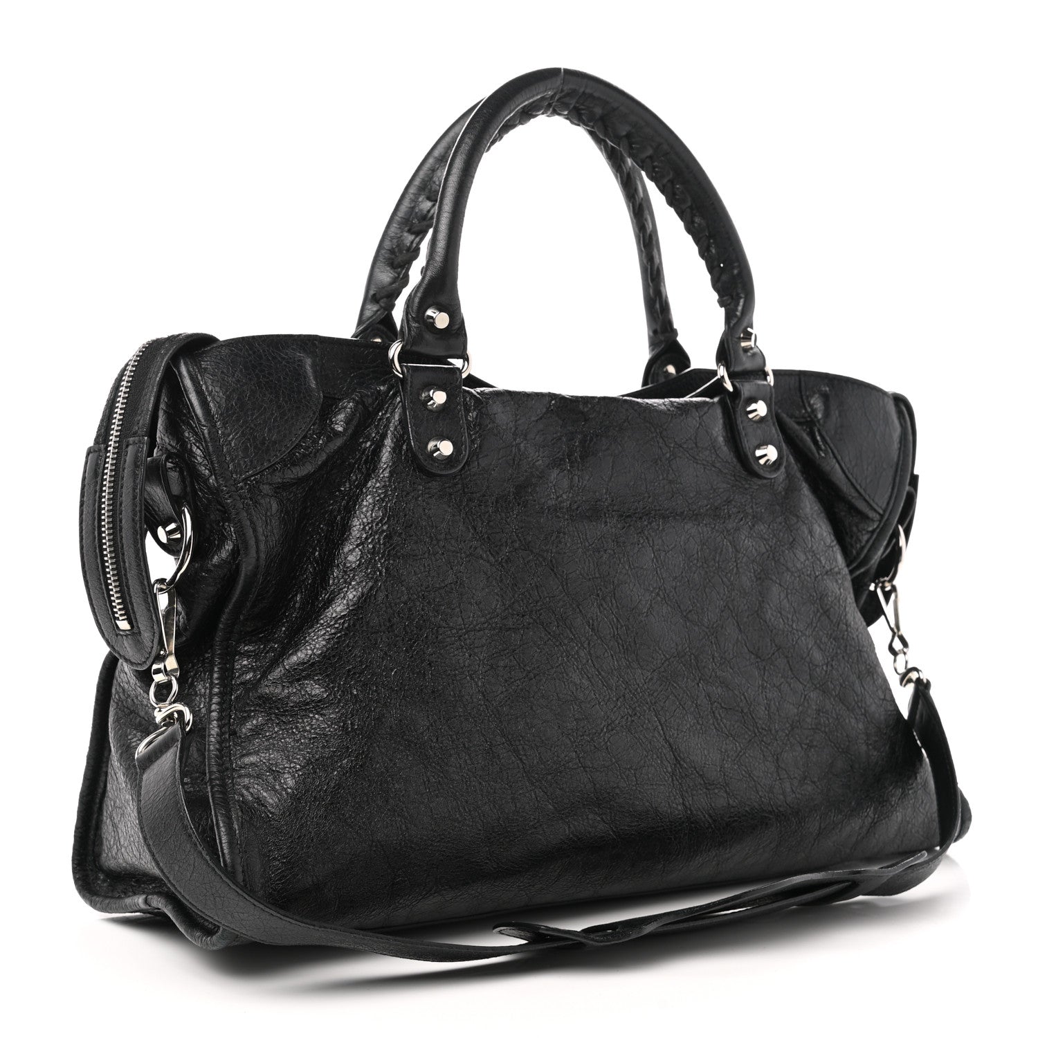 Balenciaga Agneau Classic Silver Hardware City Black 3 of 10
