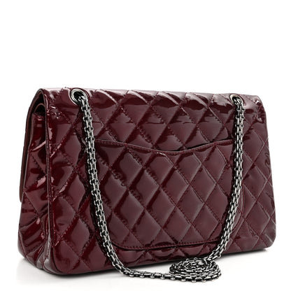 Chanel Patent Quilted 2.55 Reissue 227 Flap Light Burgundy 3 of 12