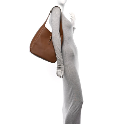 Saint Laurent Grained Calfskin Large Le 5 A 7 Soft Hobo Fox 2 of 11