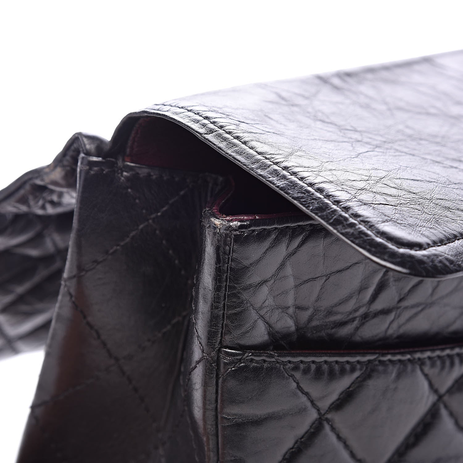 Chanel Aged Calfskin Quilted 2.55 Reissue 227 Flap Black 14 of 19