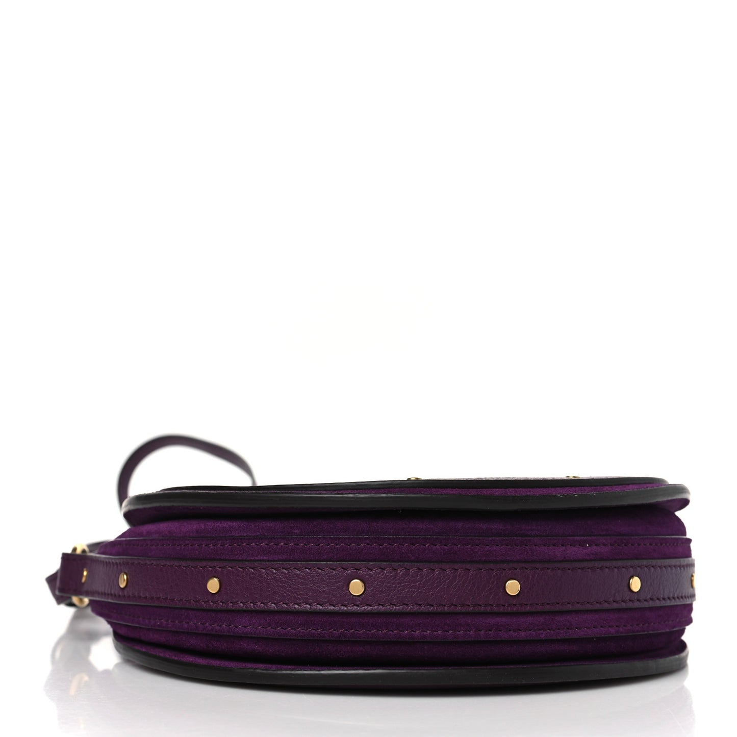Goatskin Suede Mini Pixie Bag Nightfall Purple