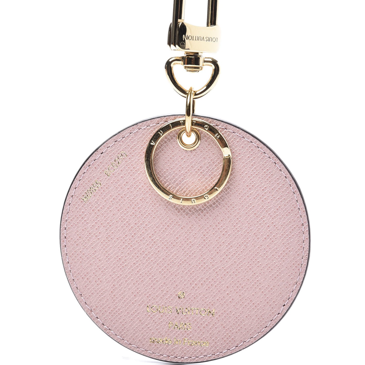 Monogram 2020 Christmas Animation Big Wheel Bag Charm Key Ring Rose Ballerine