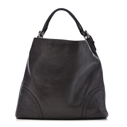 Gucci Calfskin Guccissima Trim Large Signoria Hobo Dark Brown 1 of 12