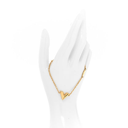 Louis Vuitton Essential V Bracelet Gold 2 of 6
