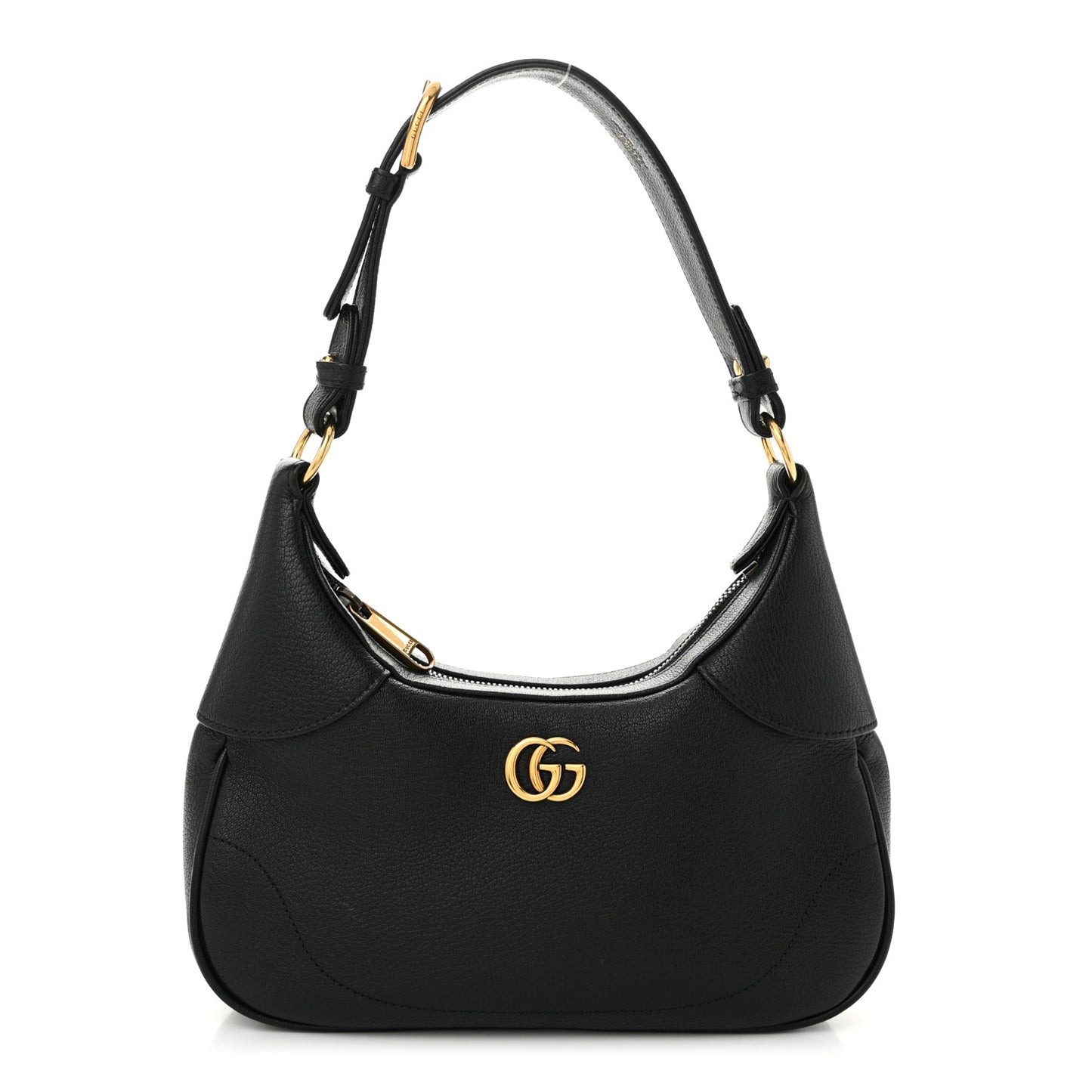 Goatskin Small Aphrodite Shoulder Bag Black