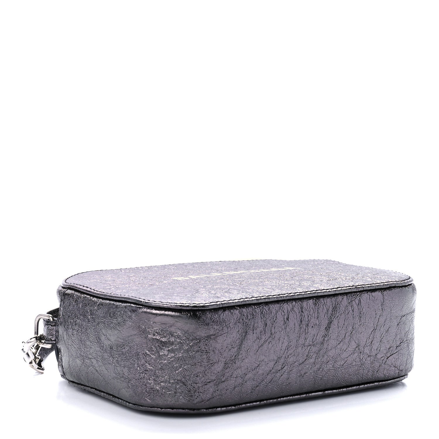 Balenciaga Metallic Textured Calfskin XS Everyday Camera Bag with Handle Black 4 of 8