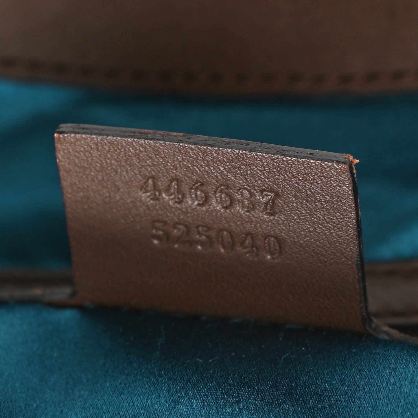 Velvet GG Monogram Web Medium Dionysus Hobo Brown